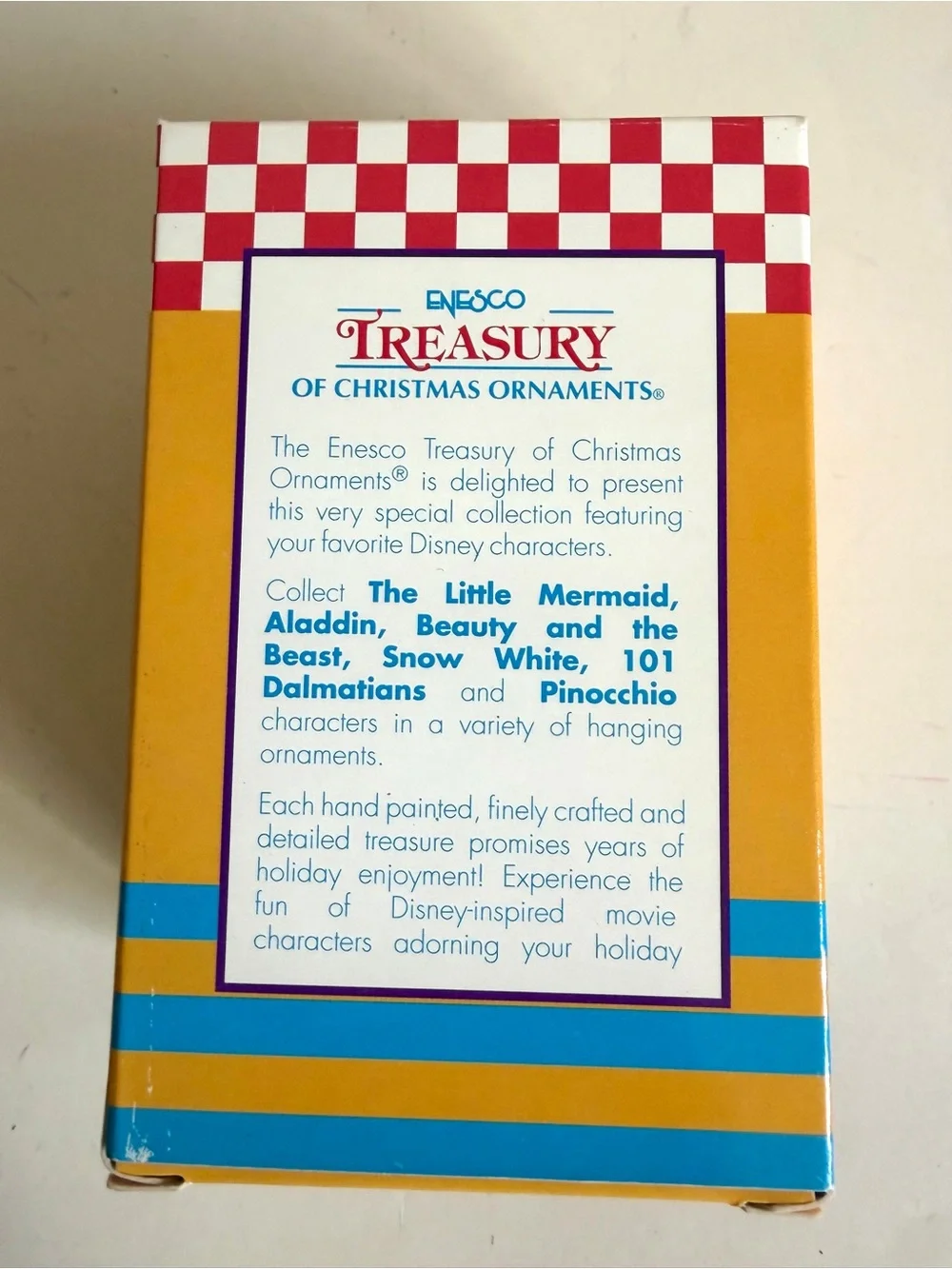 Vintage Enesco Pinocchio Holiday Toy Ride Ornament - NIB